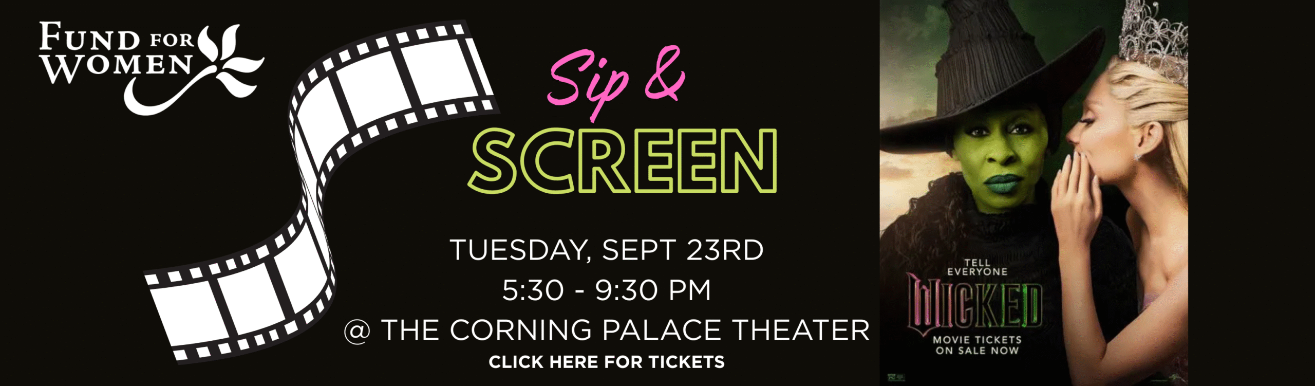 WICKED SIP AND SCREEN 2025 WEBSITE BANNER